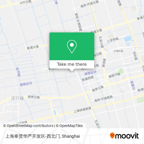 上海奉贤华严开发区-西北门 map