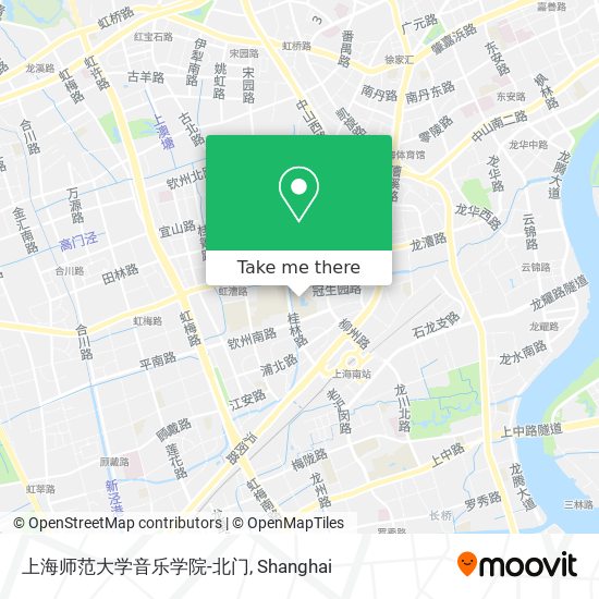 上海师范大学音乐学院-北门 map
