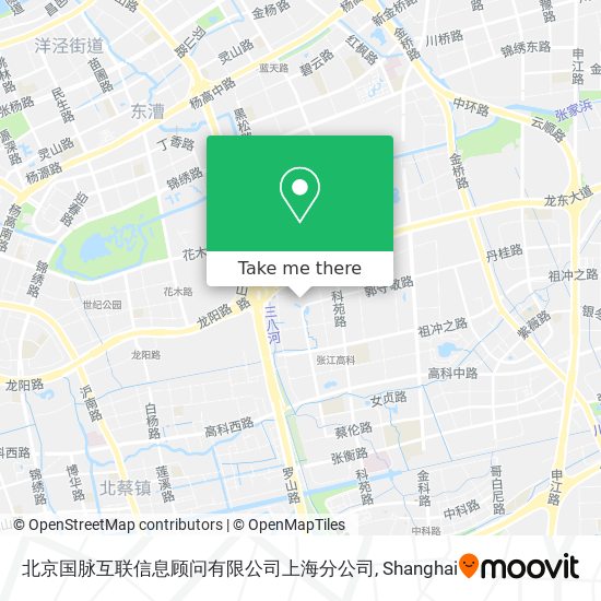 北京国脉互联信息顾问有限公司上海分公司 map