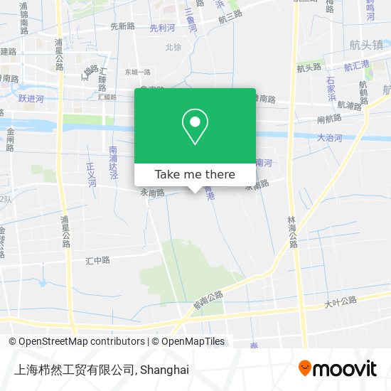 上海栉然工贸有限公司 map