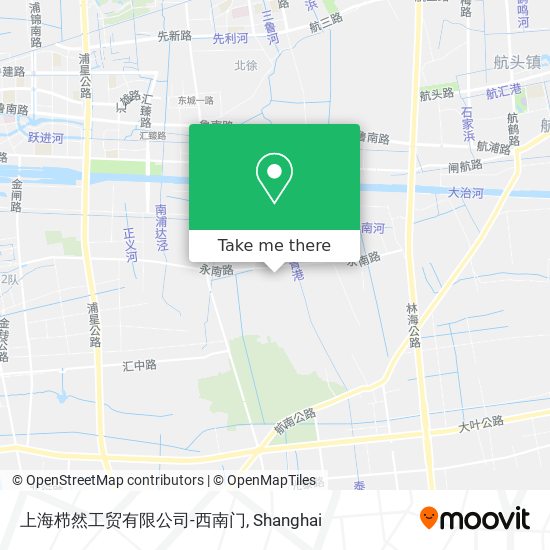上海栉然工贸有限公司-西南门 map