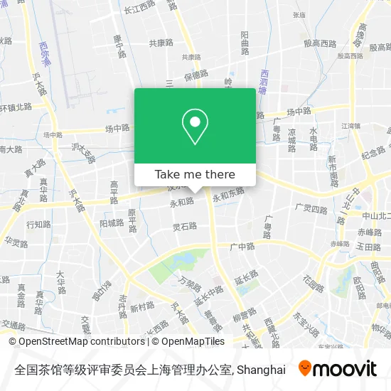 全国茶馆等级评审委员会上海管理办公室 map