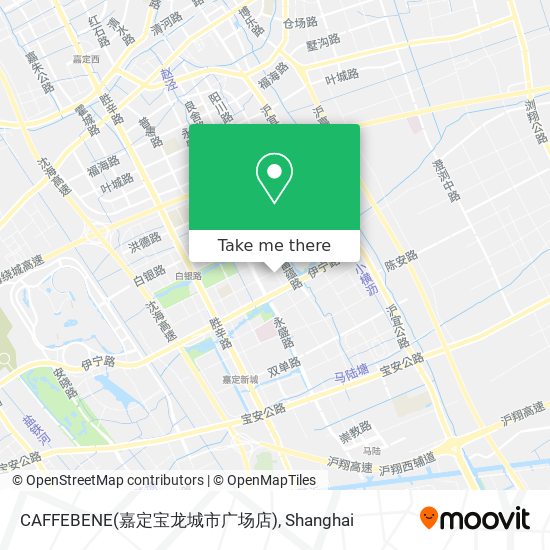 CAFFEBENE(嘉定宝龙城市广场店) map