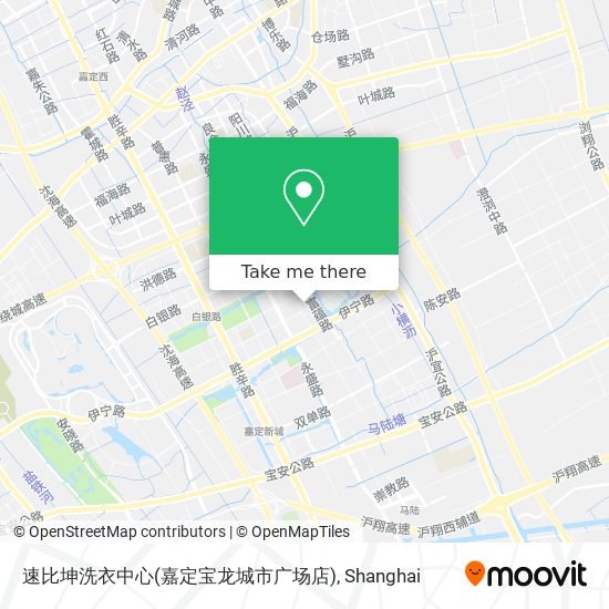 速比坤洗衣中心(嘉定宝龙城市广场店) map