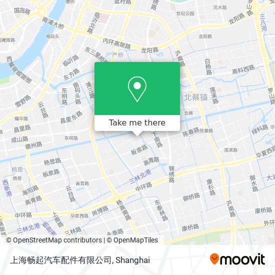 上海畅起汽车配件有限公司 map