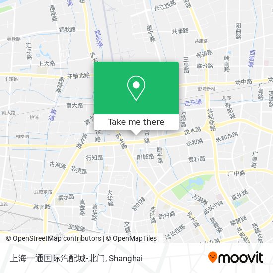 上海一通国际汽配城-北门 map