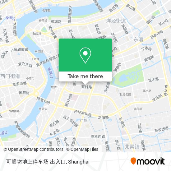 可膳坊地上停车场-出入口 map