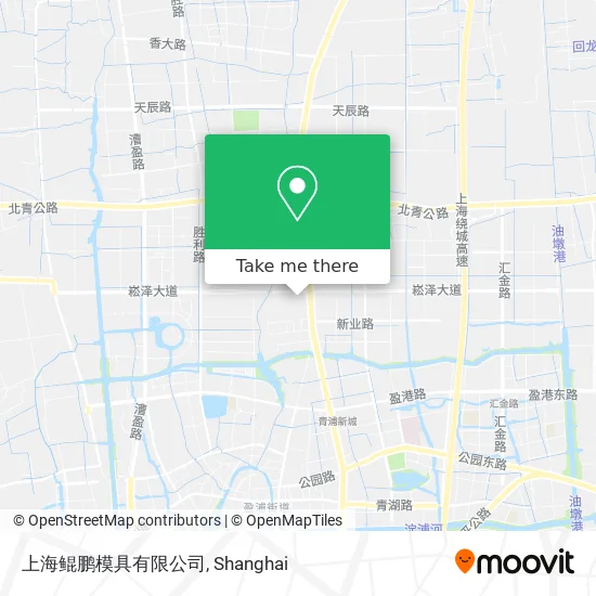 上海鲲鹏模具有限公司 map