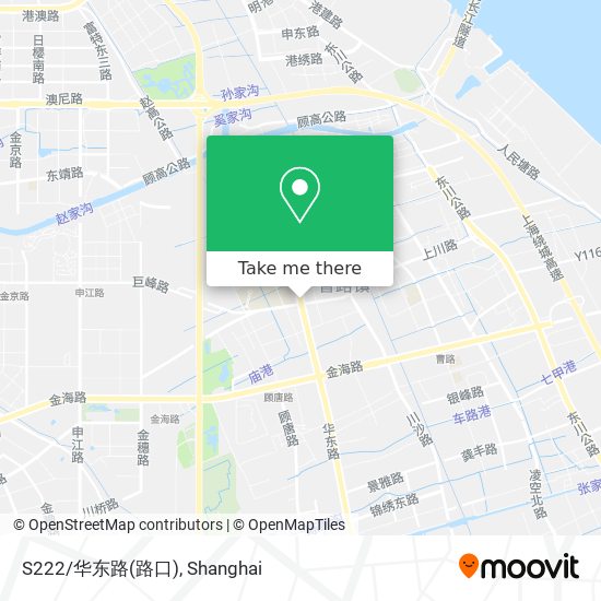 S222/华东路(路口) map