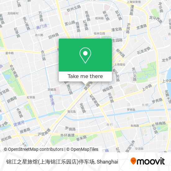 锦江之星旅馆(上海锦江乐园店)停车场 map