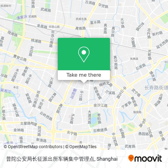 普陀公安局长征派出所车辆集中管理点 map