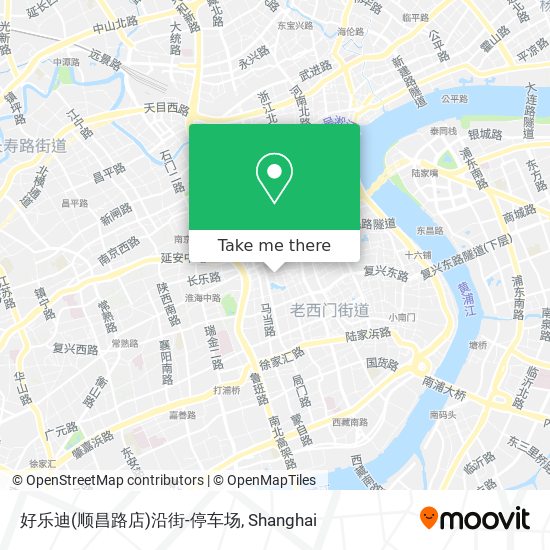 好乐迪(顺昌路店)沿街-停车场 map