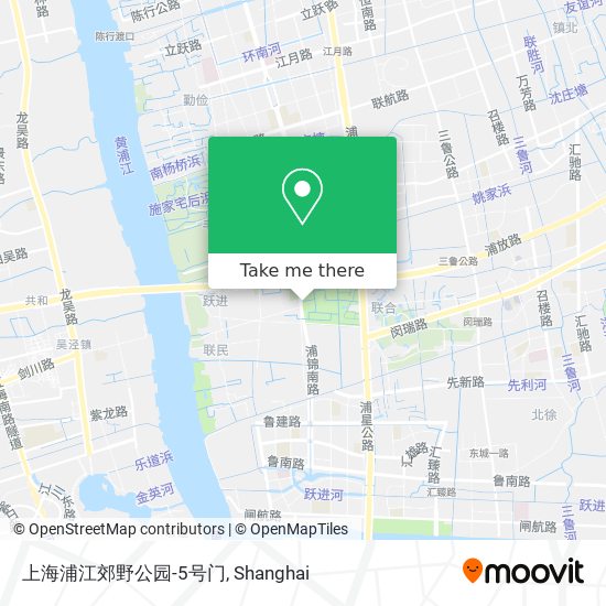 上海浦江郊野公园-5号门 map