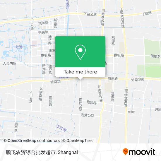 鹏飞农贸综合批发超市 map