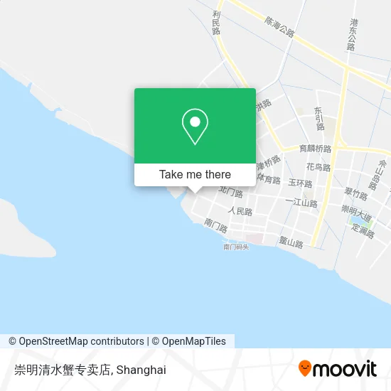 崇明清水蟹专卖店 map
