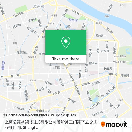 上海公路桥梁(集团)有限公司淞沪路三门路下立交工程项目部 map