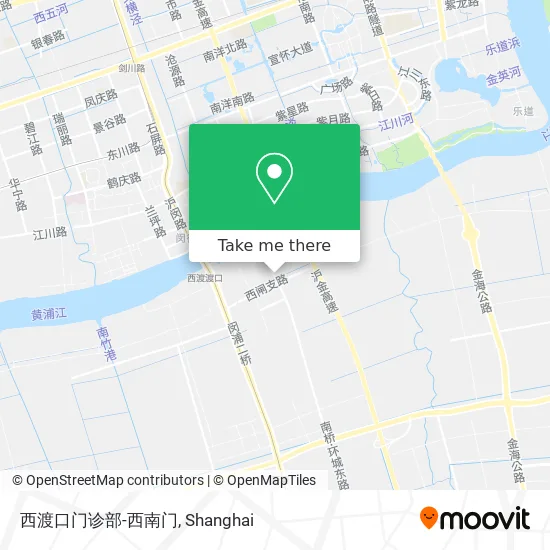 西渡口门诊部-西南门 map