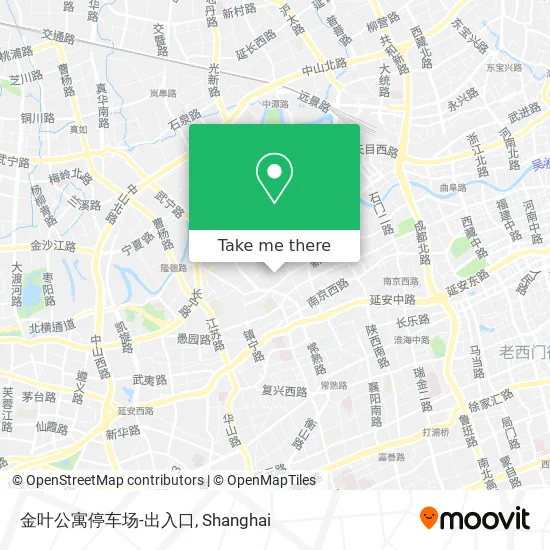 金叶公寓停车场-出入口 map