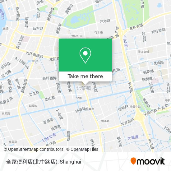 全家便利店(北中路店) map