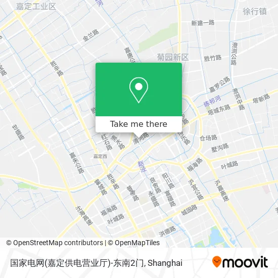 国家电网(嘉定供电营业厅)-东南2门 map