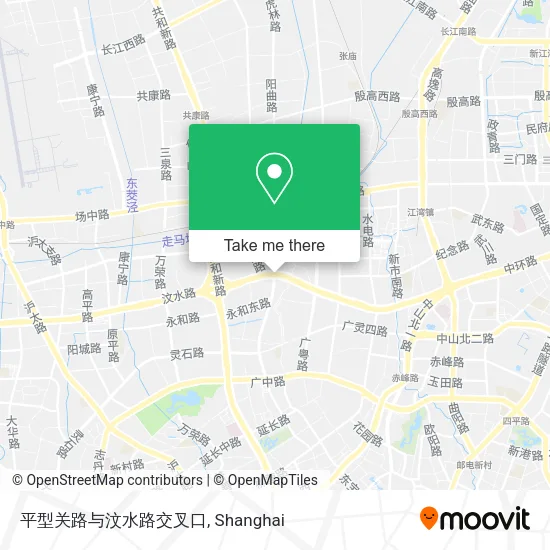 平型关路与汶水路交叉口 map