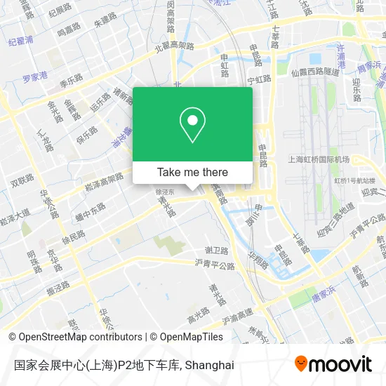 国家会展中心(上海)P2地下车库 map