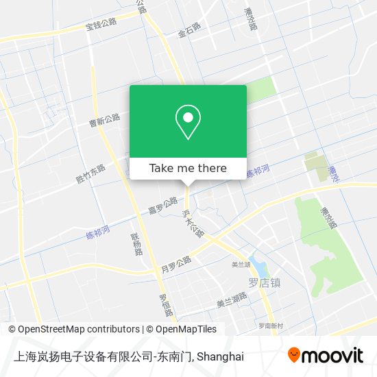 上海岚扬电子设备有限公司-东南门 map