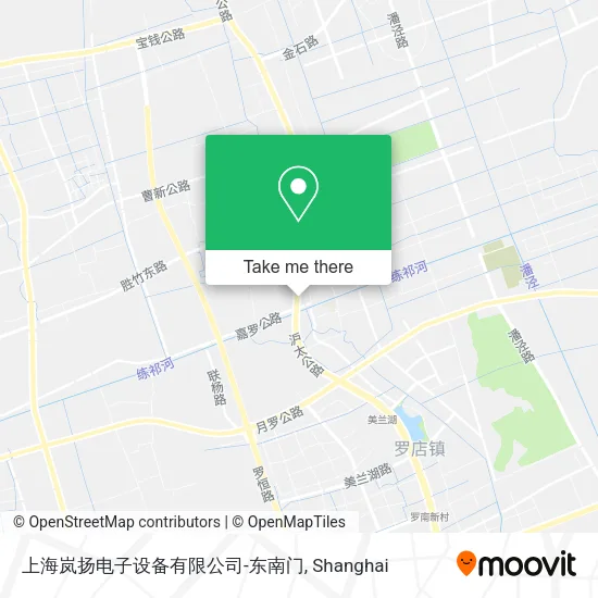 上海岚扬电子设备有限公司-东南门 map