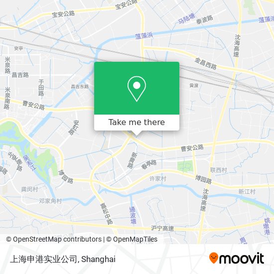 上海申港实业公司 map