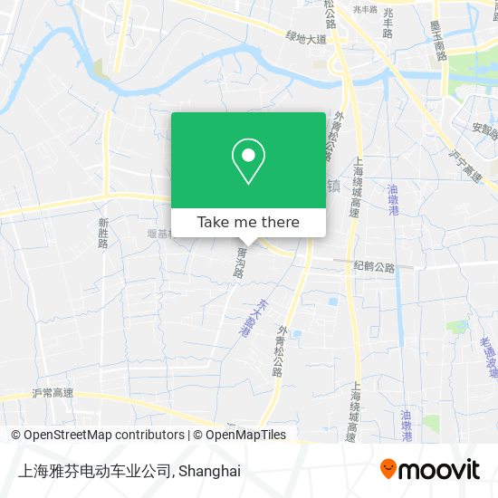 上海雅芬电动车业公司 map