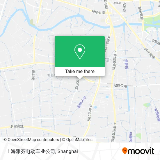 上海雅芬电动车业公司 map