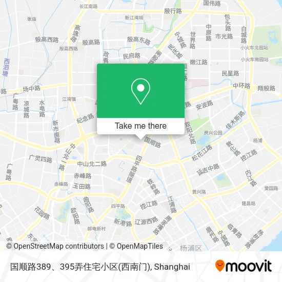 国顺路389、395弄住宅小区(西南门) map