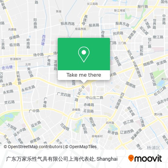 广东万家乐性气具有限公司上海代表处 map