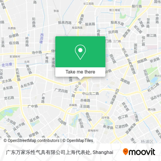 广东万家乐性气具有限公司上海代表处 map