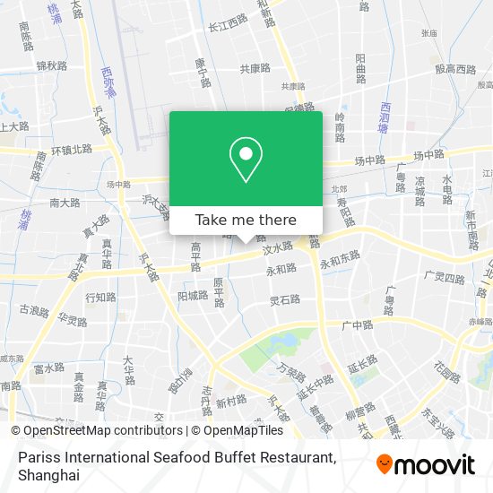 Pariss International Seafood Buffet Restaurant map