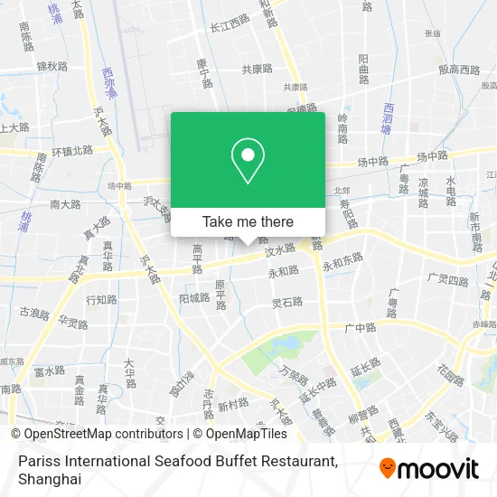Pariss International Seafood Buffet Restaurant map