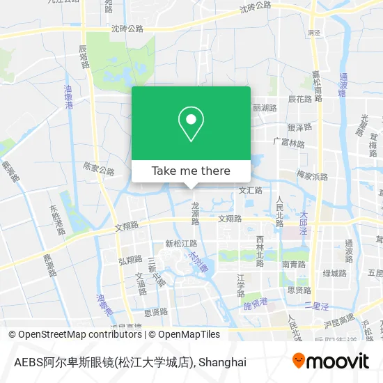 AEBS阿尔卑斯眼镜(松江大学城店) map