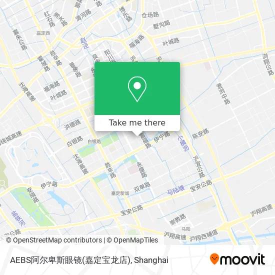 AEBS阿尔卑斯眼镜(嘉定宝龙店) map