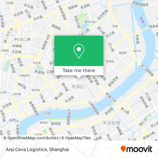 Anji-Ceva Logistics map