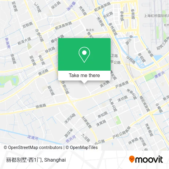 丽都别墅-西1门 map