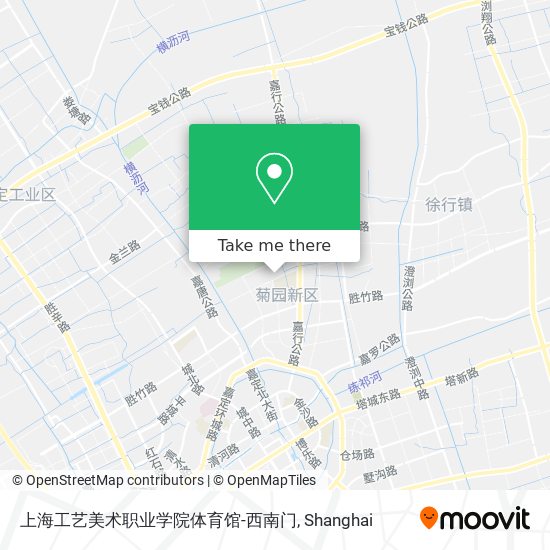 上海工艺美术职业学院体育馆-西南门 map