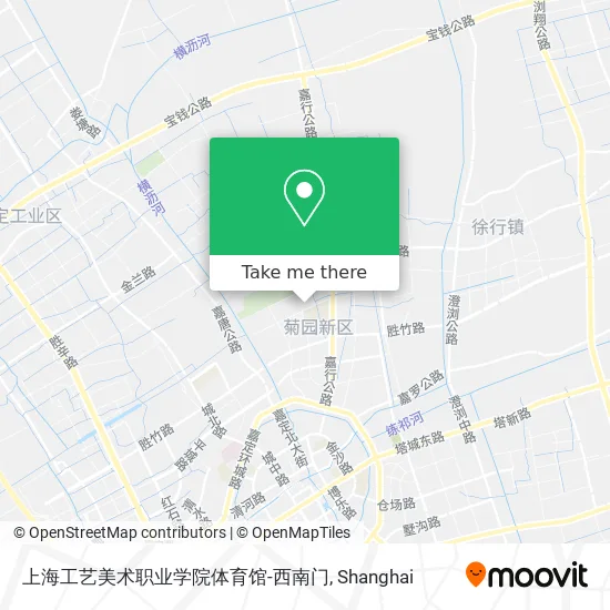 上海工艺美术职业学院体育馆-西南门 map