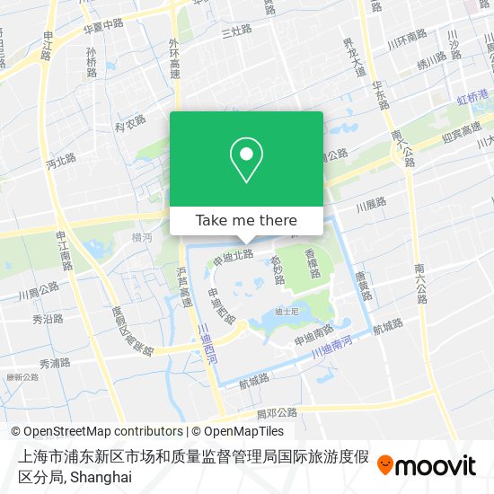 上海市浦东新区市场和质量监督管理局国际旅游度假区分局 map
