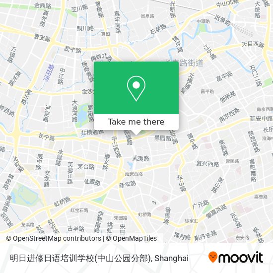 明日进修日语培训学校(中山公园分部) map