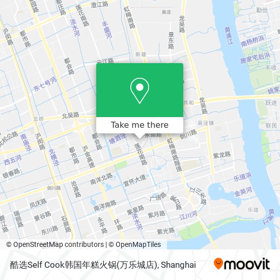 酷选Self Cook韩国年糕火锅(万乐城店) map