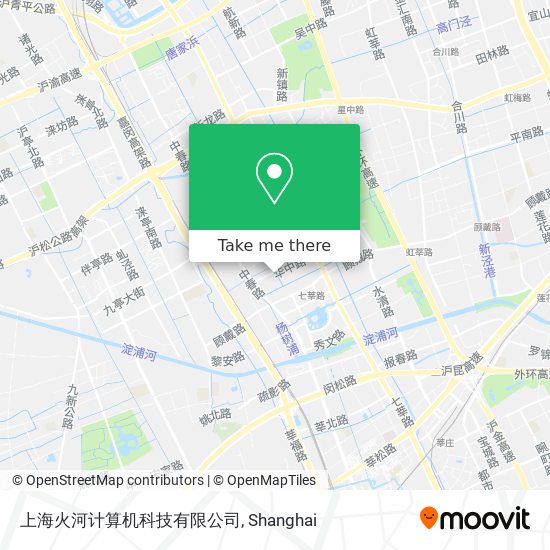 上海火河计算机科技有限公司 map