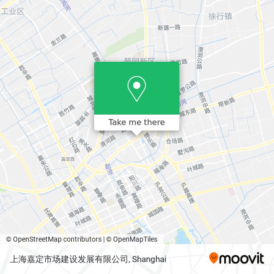 上海嘉定市场建设发展有限公司 map