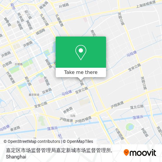 嘉定区市场监督管理局嘉定新城市场监督管理所 map