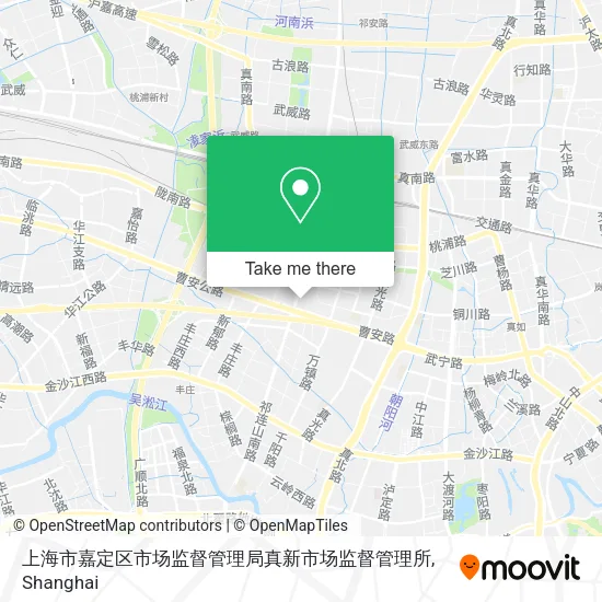 上海市嘉定区市场监督管理局真新市场监督管理所 map