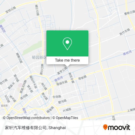 家轩汽车维修有限公司 map